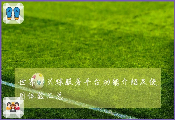 世界杯买球服务平台功能介绍及使用体验汇总